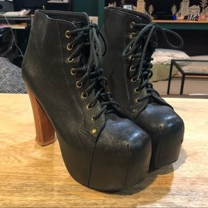 Jeffrey Campbell Lita Black Sz 7